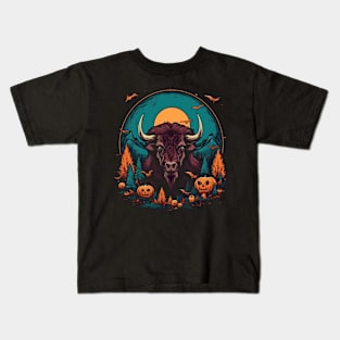 Bison Halloween Kids T-Shirt